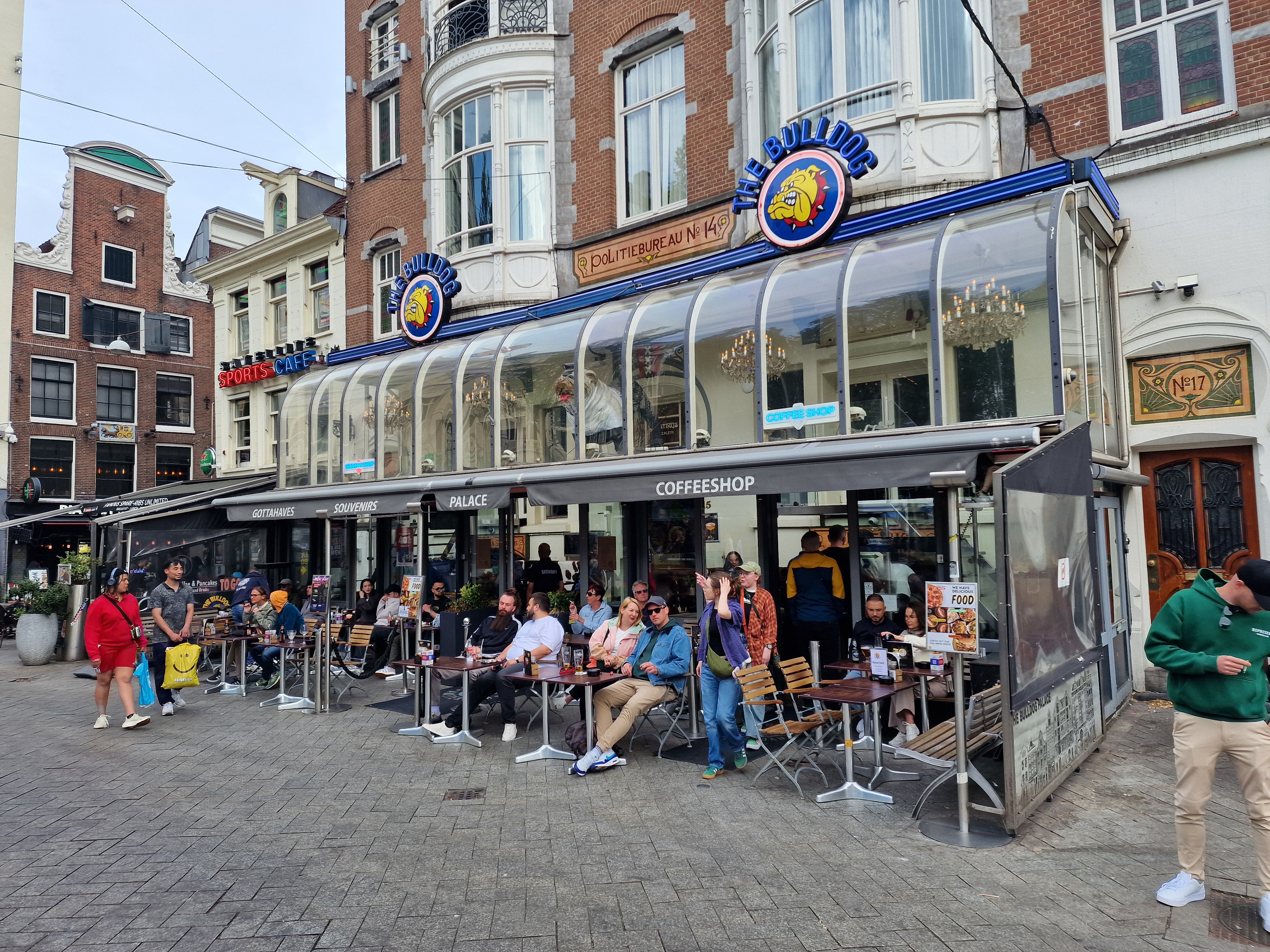 The Bulldog Coffee Shop facade